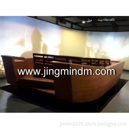 The Huge Dryland Dragon Boat 5D Imax Cinema